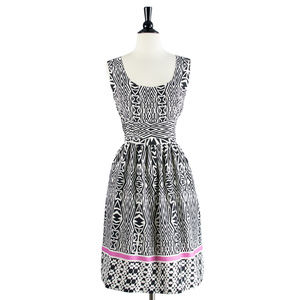 Frock Shop | Black and White Tribal Print Dress